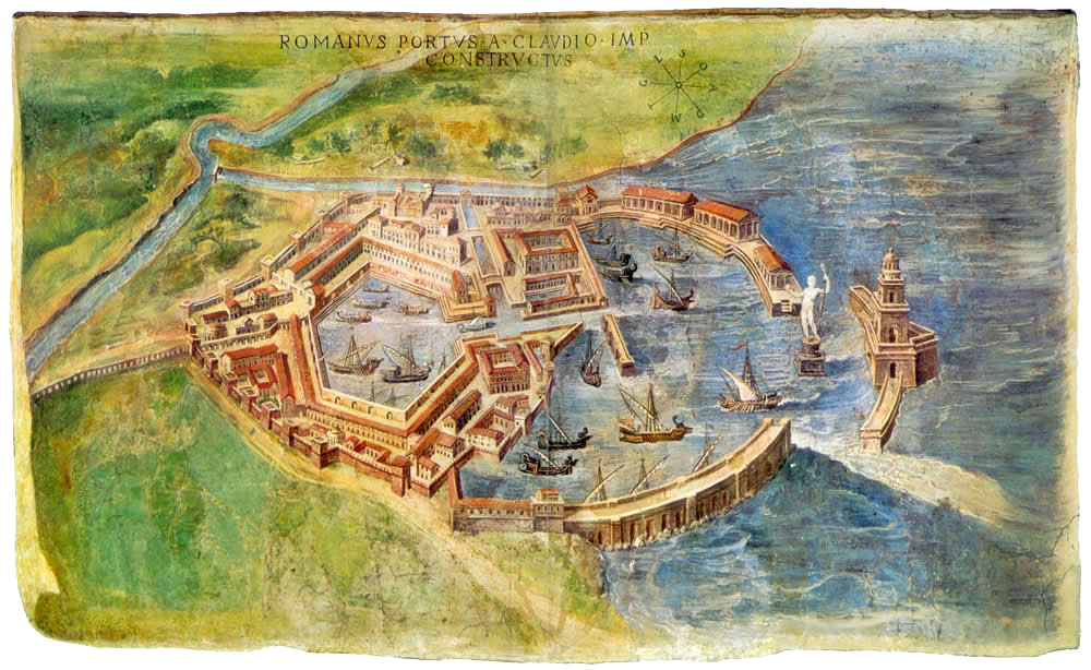 portus il porto di roma imperiale inglese roman ports portus il porto di roma imperiale